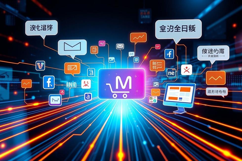 Representação moderna do conceito de remarketing