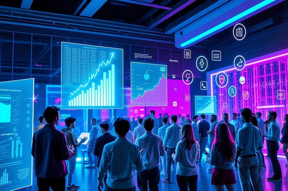 Imagem representativa da Inteligência Artificial aplicada ao marketing digital.