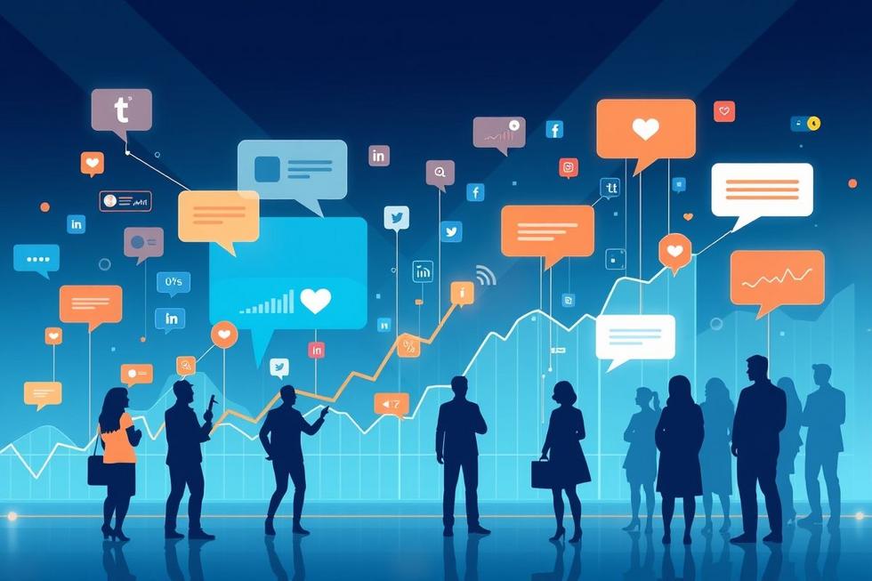 Interação e engajamento no marketing digital.