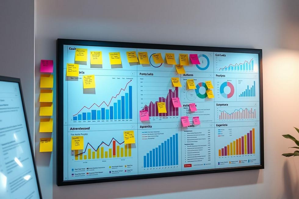 Quadro de estratégia de marketing digital com foco em SEO.