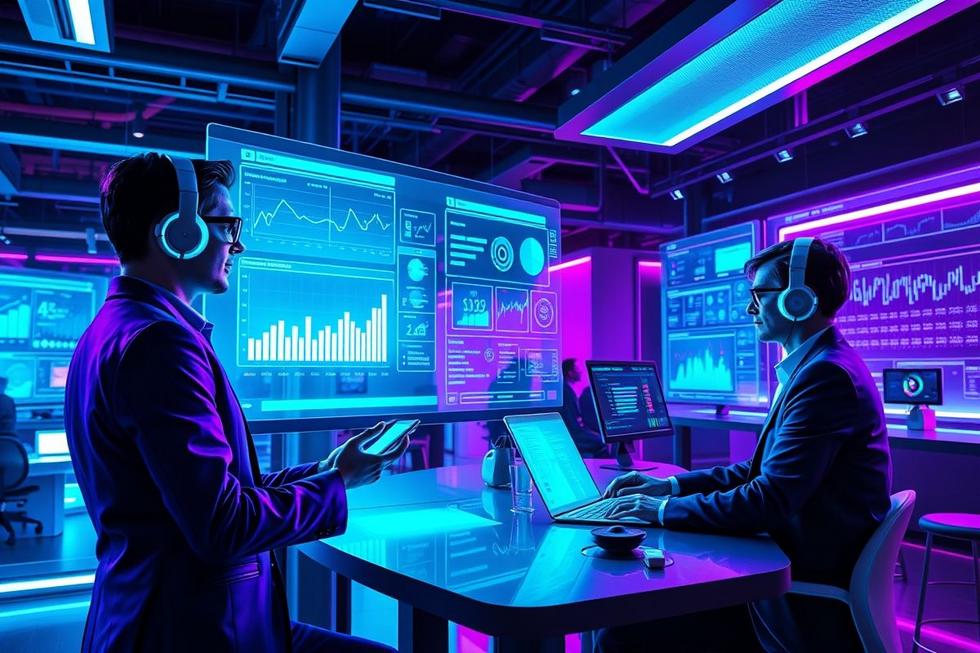 Imagem de operações de vendas impulsionadas por inteligência artificial.