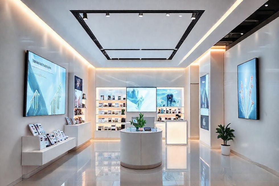 Clínica de estética moderna destacando o marketing digital.