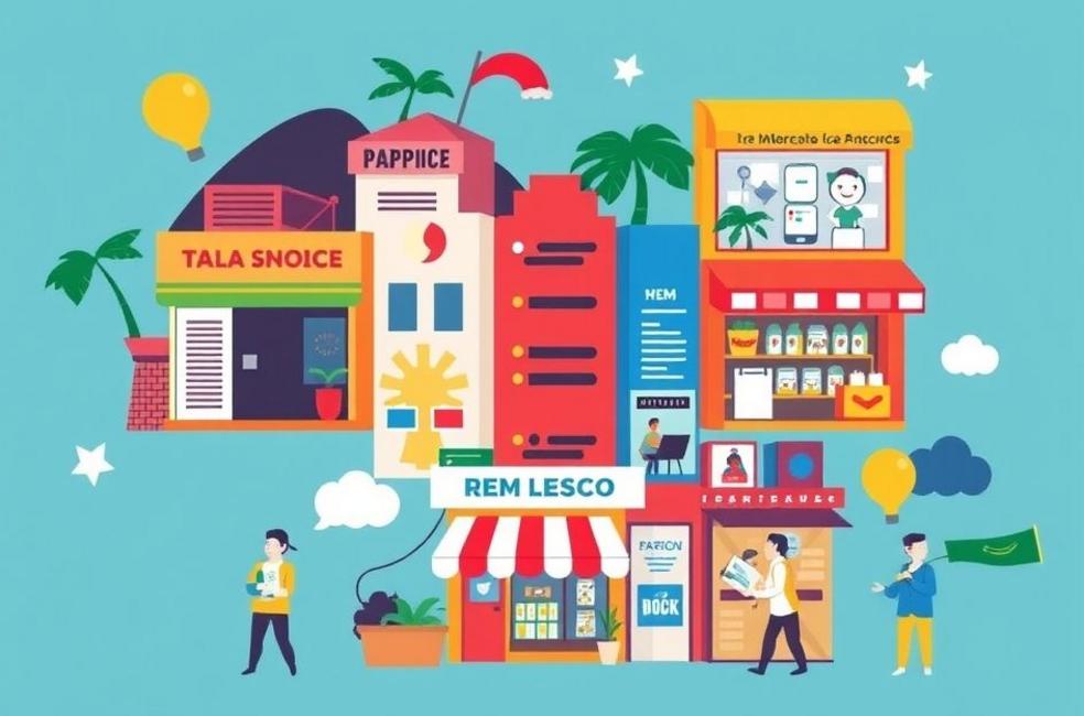 Várias empresas locais aplicando estratégias de marketing inovadoras no Rio de Janeiro.