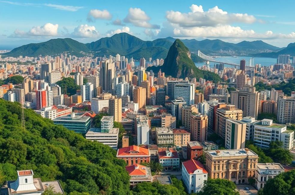 Cenário empresarial dinâmico do Rio de Janeiro