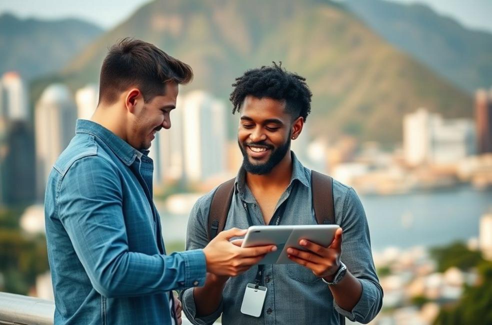 Empreendedor atualizado com as tendências de marketing digital.