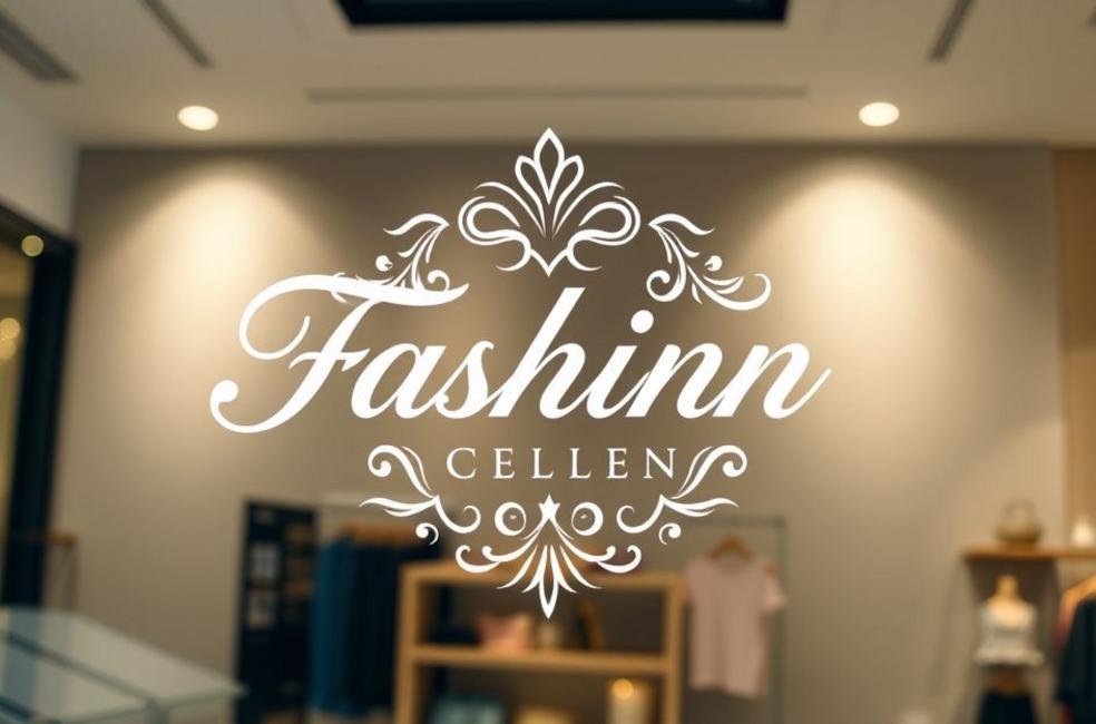 Logo de uma marca de moda autoral com design moderno e elegante.