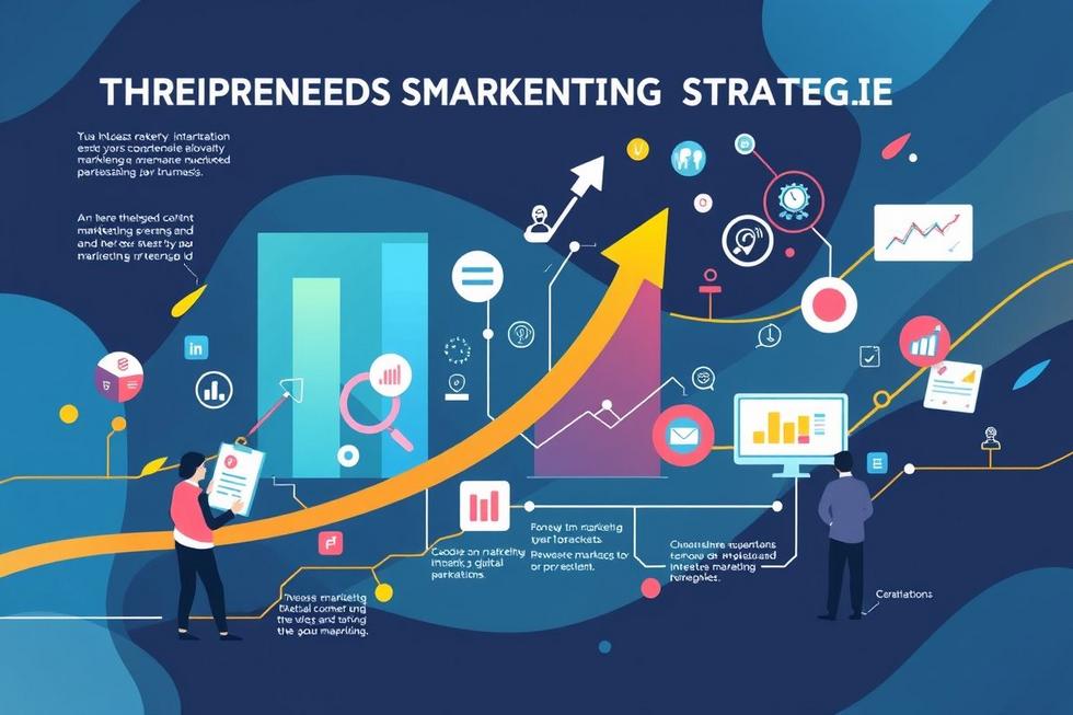 Representação de ferramentas de automação de marketing impactando a eficiência e o crescimento dos negócios.