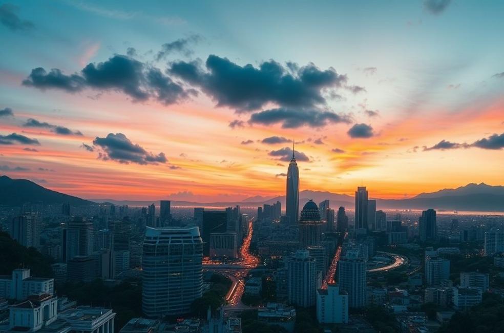 Vista do skyline de São Paulo simbolizando oportunidades em marketing.