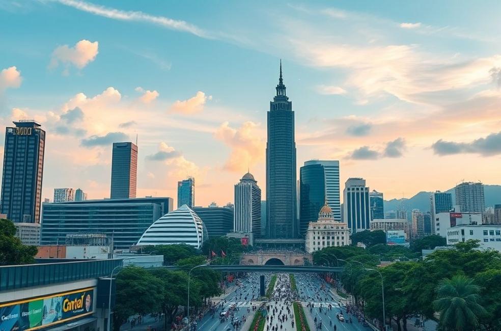 Vista da cidade de São Paulo simbolizando crescimento e inovação.