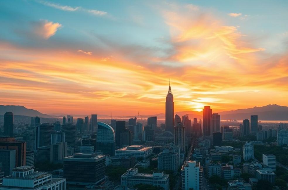 Cenário urbano de São Paulo mostrando inovação e empreendedorismo.