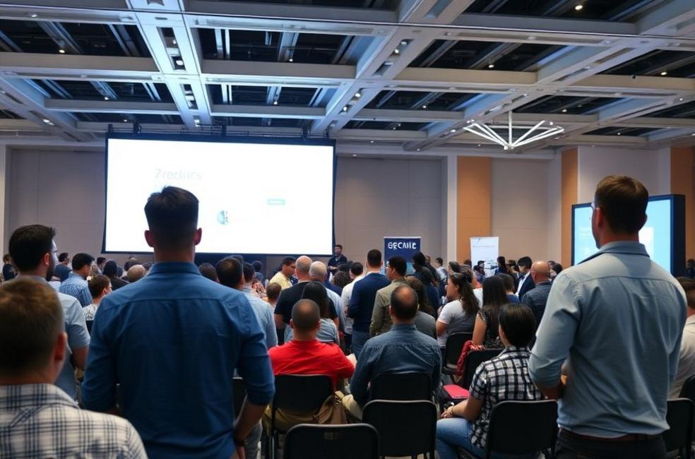 Conferência de marketing digital em Brasília focada em tráfego pago.